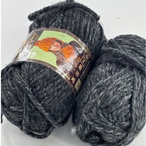 Lion Brand Wool Ease Thick & Quick Yarn Charcoal‎ Super Bulky
